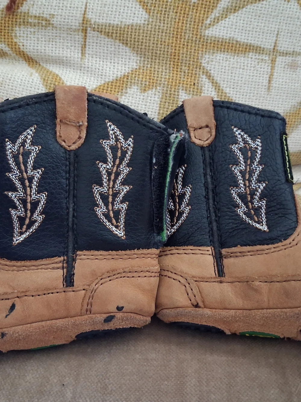 John Deere tractor outdoor baby crib boots newborn 0-3 months country western